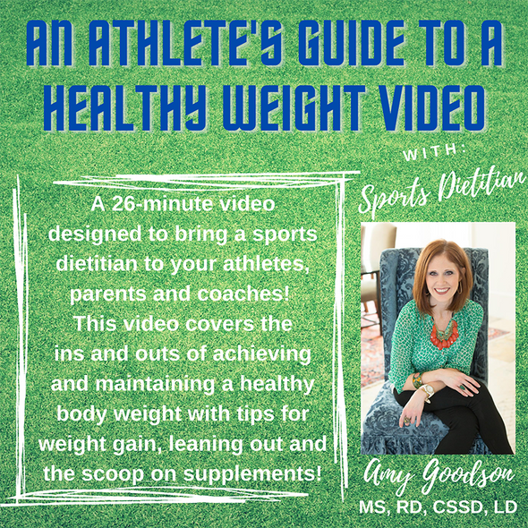 An Athlete's Guide to a Healthy Weight Video